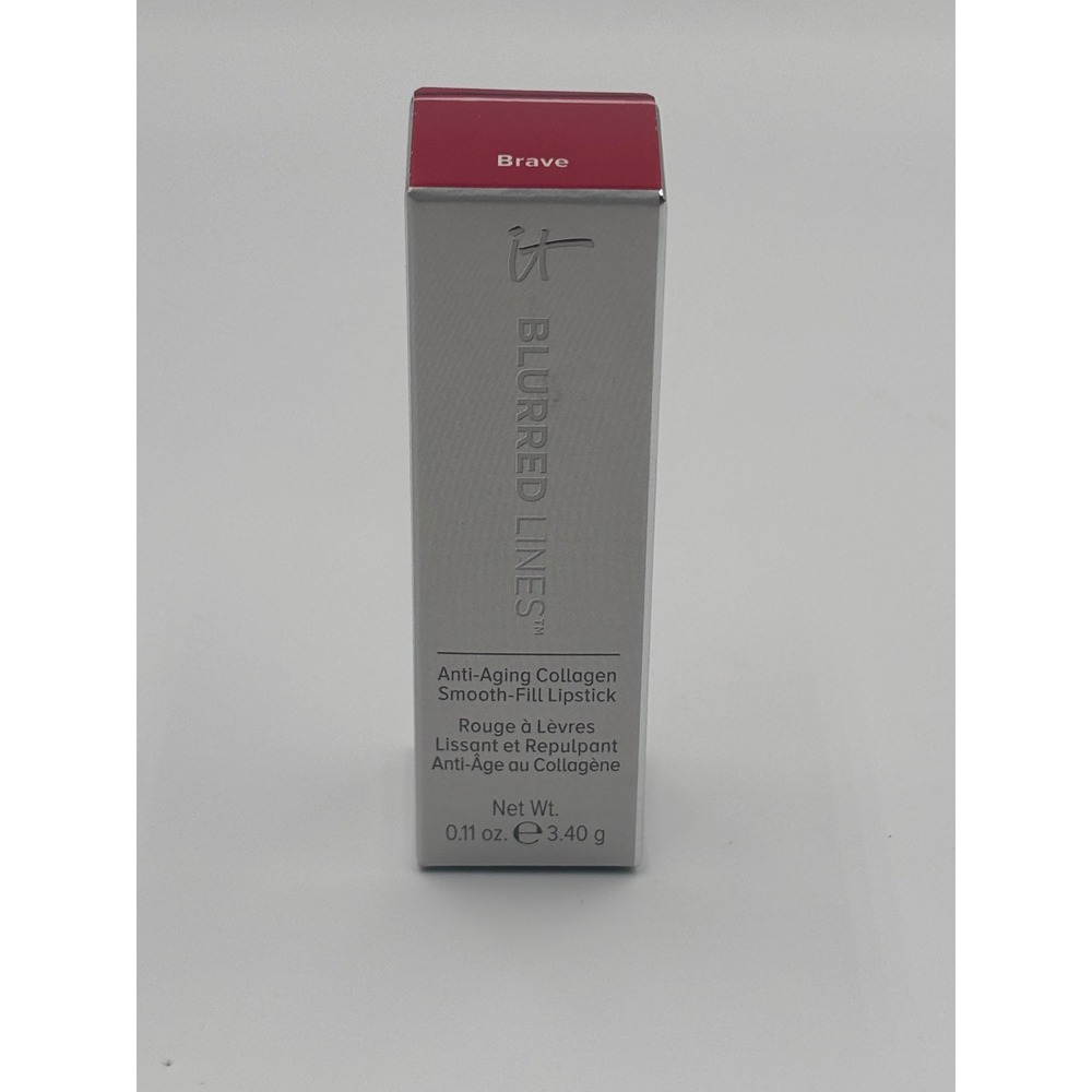 IT Cosmetics Blurred Lines Anti-Aging Collagen Smooth-Fill Lipstick Brave 0.11oz